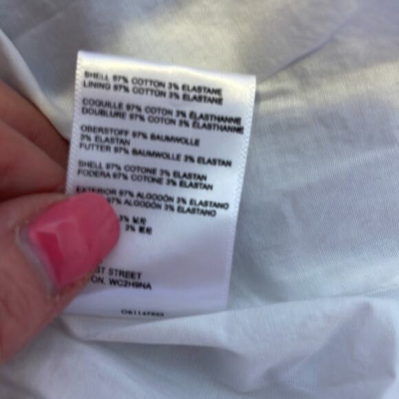 Anthropologie Maeve Ryanne Flounce Hem Striped Midi Skirt Women's Size 6 - Picture 6 of 7